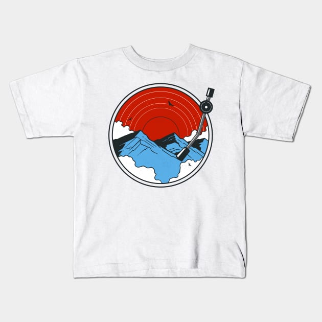 Symphony in the Wild Kids T-Shirt by Artthree Studio